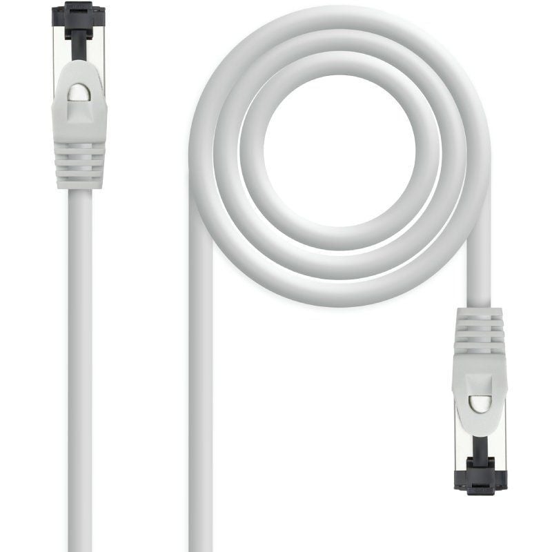 Cable de Red RJ45 SSTP Nanocable 10.20.2001-L150 Cat.8.1/ 1.5m/ Gris