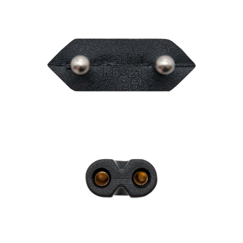 Cable Alimentación Forma 8 Nanocable 10.22.0402/ CEE7/16 Macho - C7 Hembra/ 1.5m/ Negro