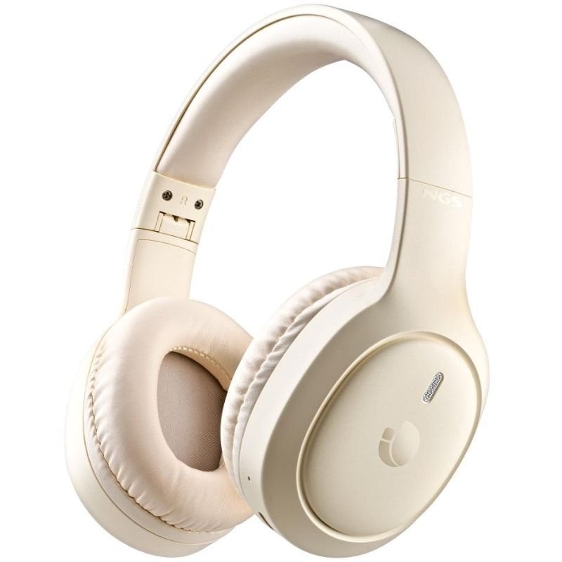 Auriculares Inalámbricos NGS Artica Tempest/ con Micrófono/ Bluetooth/ Beige Auriculares Inalámbricos NGS Artica Tempest/ con Micrófono/ Bluetooth/ Beige