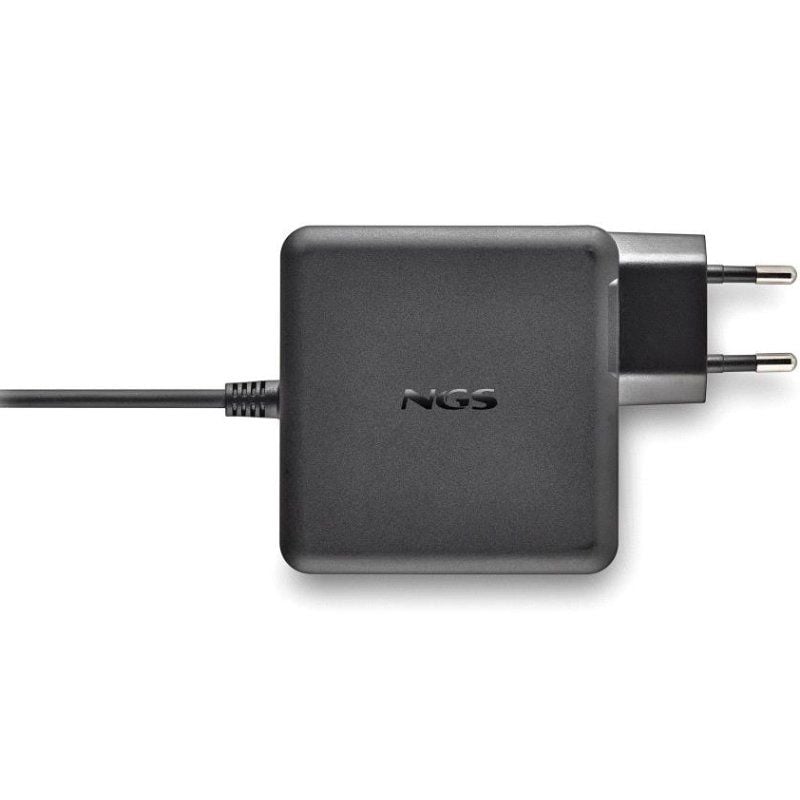Cargador de Portátil NGS GAN 65W-C USB Tipo-C/ 65W/ Automático/ Voltaje 5-20V