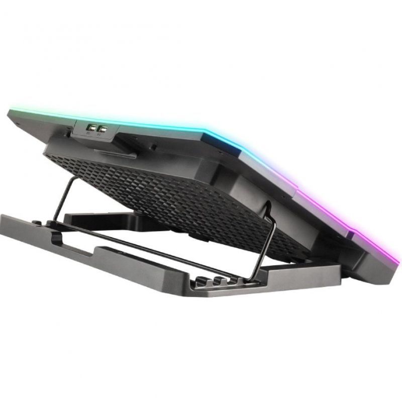 Soporte Refrigerante NGS Hero Stand para Portátiles hasta 15.6"/ Iluminación LED
