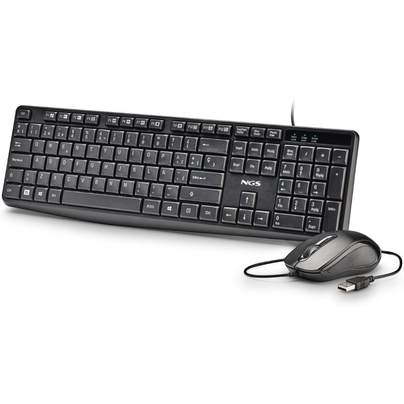 Teclado y Ratón NGS Cocoa KIT V2