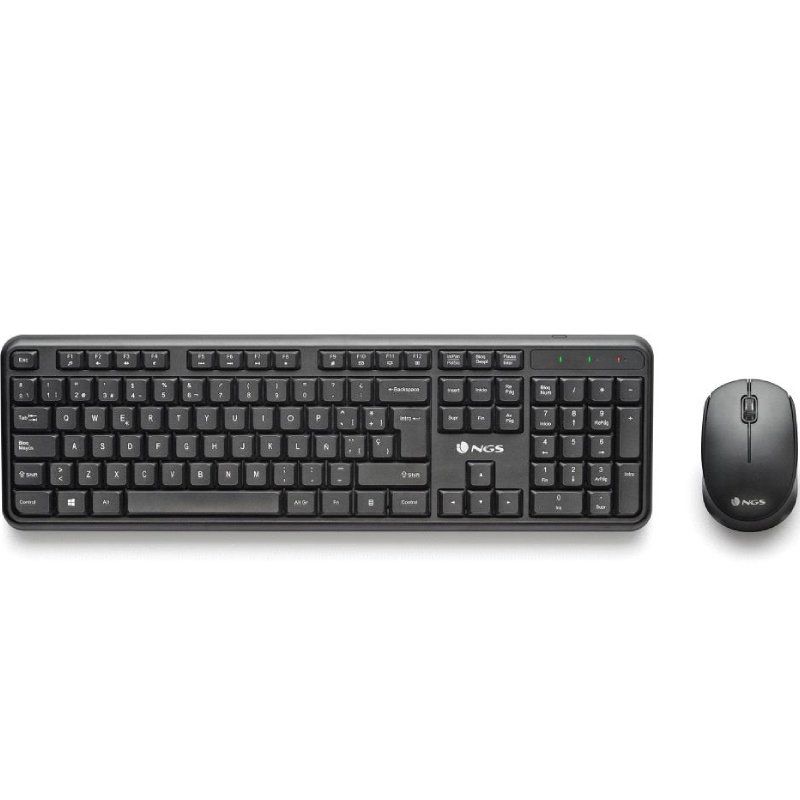 Teclado y Ratón Inalámbricos NGS Harmony Kit