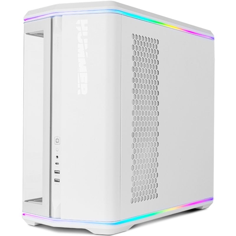 Caja Gaming Semitorre Nox Hummer Anvil/ Blanca