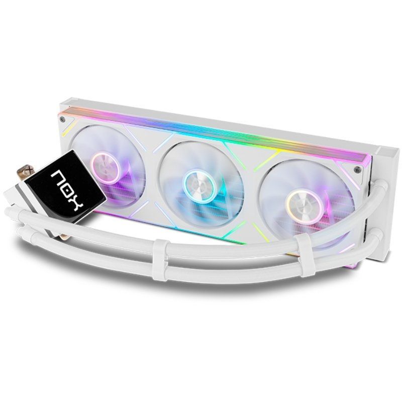 Sistema de Refrigeración Líquida Nox M-360 LCD/ Blanco