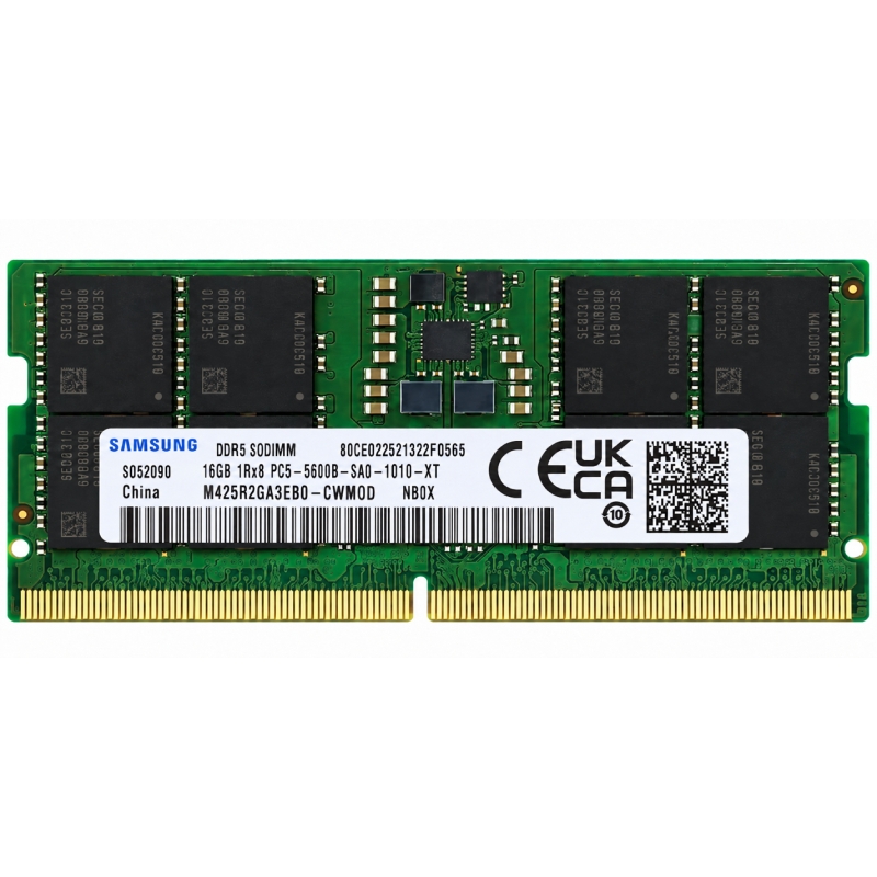 Memoria RAM Samsung M425R2GA3EB0-CWM0D NB0X 16GB/ DDR5/ 5600MHz/ 1.1V/ CL46/ SODIMM Memoria RAM Samsung M425R2GA3EB0-CWM0D NB0X 16GB/ DDR5/ 5600MHz/ 1.1V/ CL46/ SODIMM