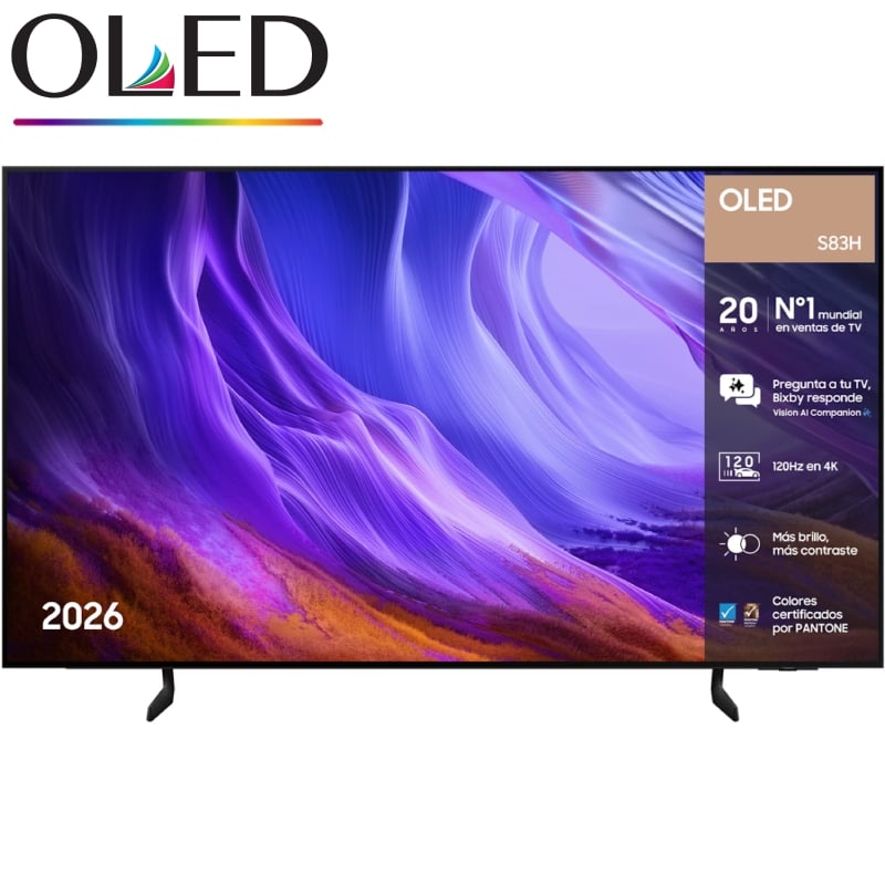Televisor Samsung OLED S83H TQ55S83HAE 55″/ Ultra HD 4K/ Smart TV/ WiFi