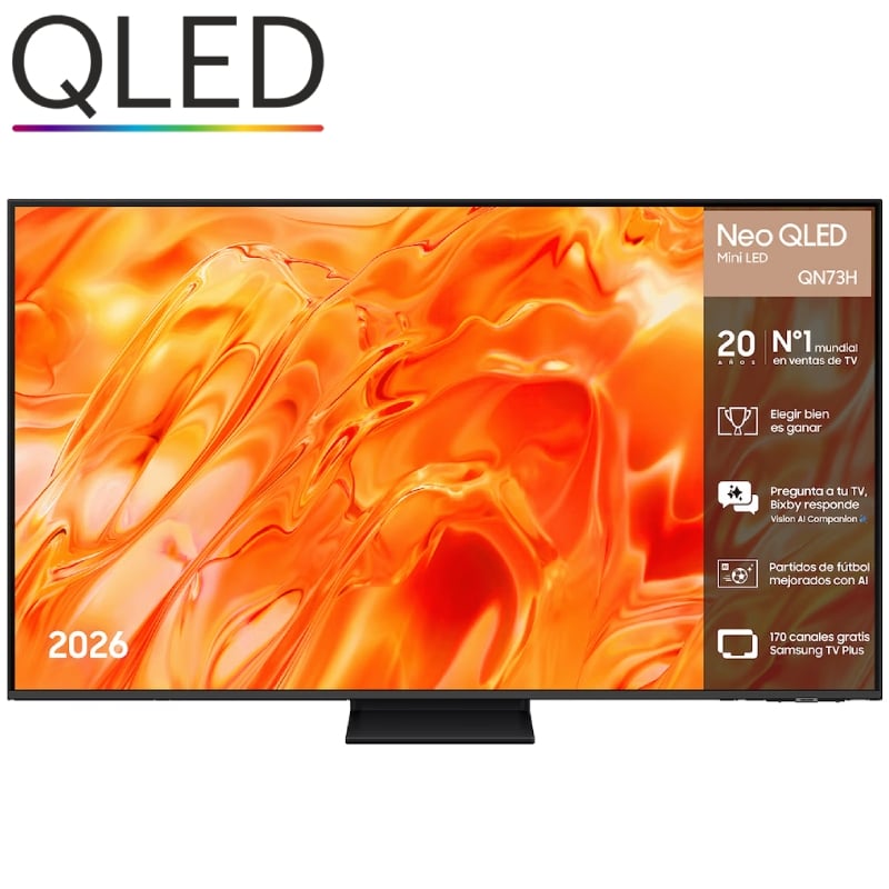 Televisor Samsung Neo QLED TQ75QN73HAU 75″/ Ultra HD 4K/ Smart TV/ WiFi