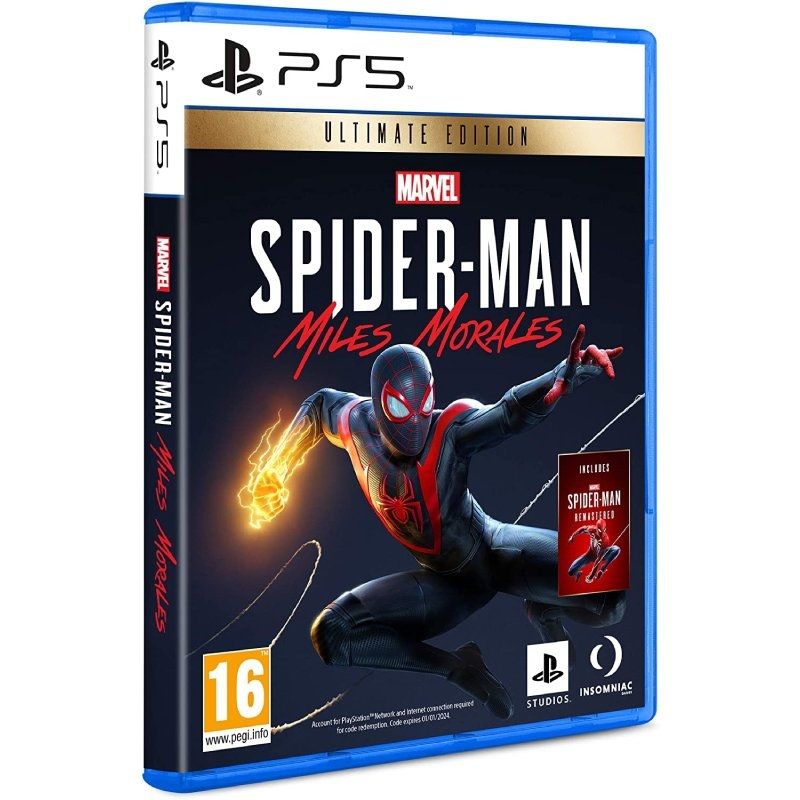 Juego para consola sony ps5 marvel's spider-man: miles morales