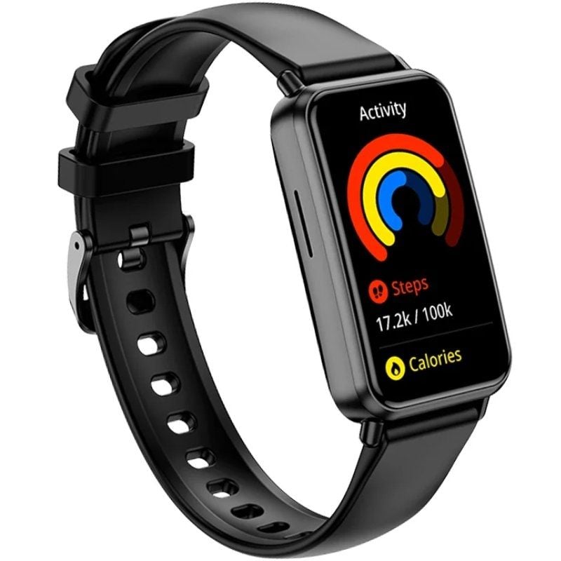 Smartwatch SPC Duo Fit/ Notificaciones/ Frecuencia Cardíaca/ Negro Oscuro