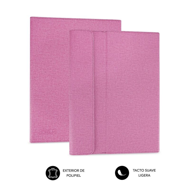 Funda Subblim Clever Stand para Tablets de 9.6"-11"/ Rosa