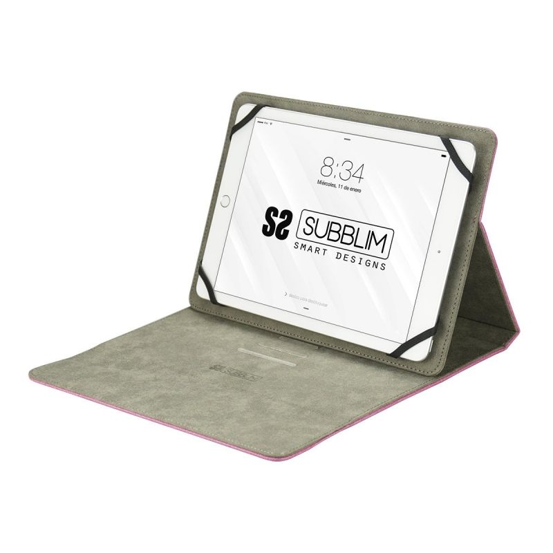 Funda Subblim Clever Stand para Tablets de 9.6"-11"/ Rosa