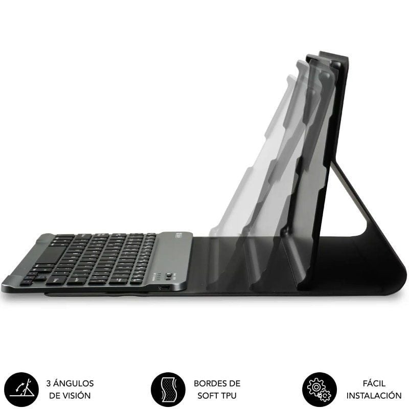 Funda con Teclado Subblim Keytab Pro BT Lenovo Idea Tab 11" 2025/ Negra
