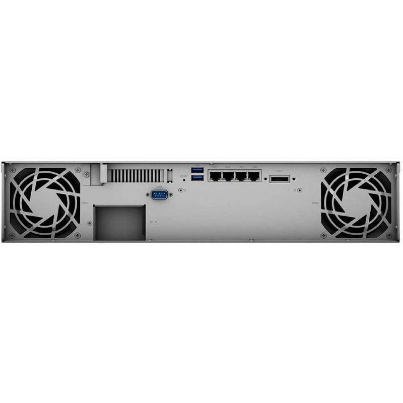 NAS Synology RackStation RS1221+ / 8 Bahías 3.5"-2.5"/ 4GB DDR4/ Formato Rack