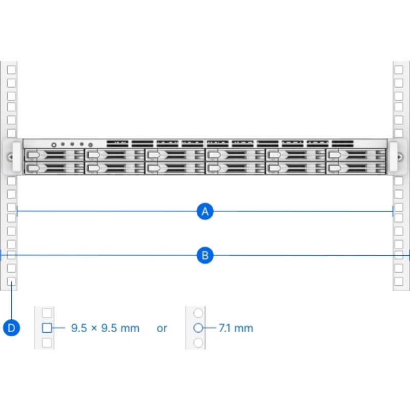 Kit de Railes deslizantes Synology RKS-04/ para Modelos de Servidores Synology