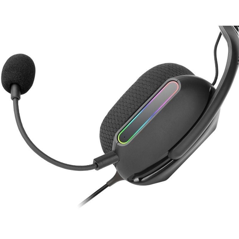 Auriculares Gaming con Micrófono Mars Gaming MH-PRO/ Jack 3.5/ USB/ Negros
