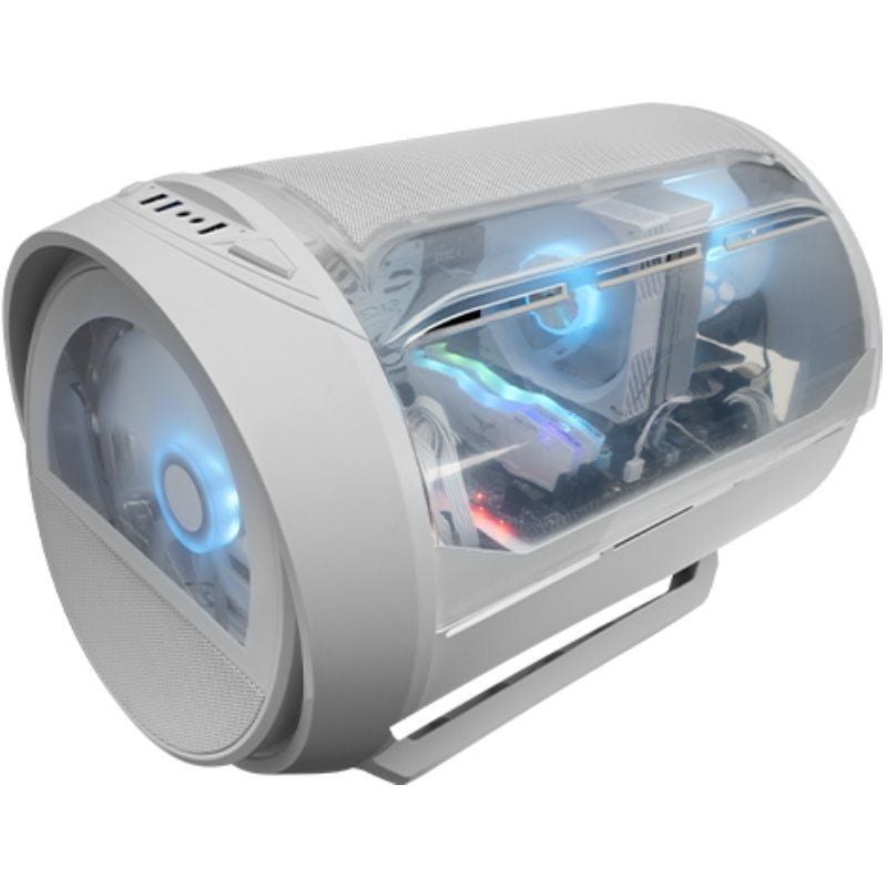 Caja Gaming Minitorre Mars Gaming MC-CYLON/ Blanca