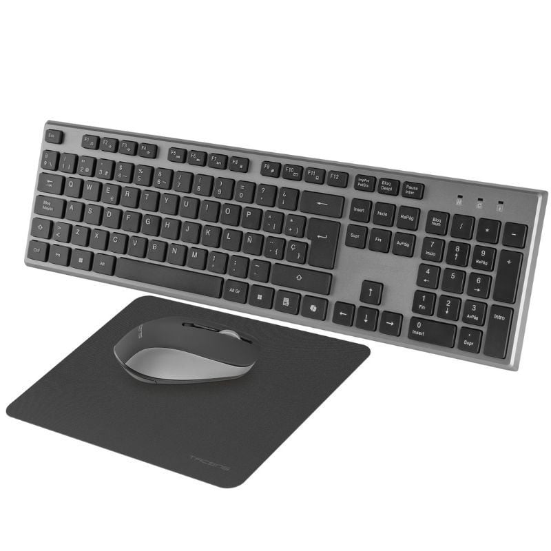 Pack Gaming Tacens ZENITH/ Teclado Inalámbrico + Ratón Inalámbrico + Alfombrilla (ref. 6ZENITHES)