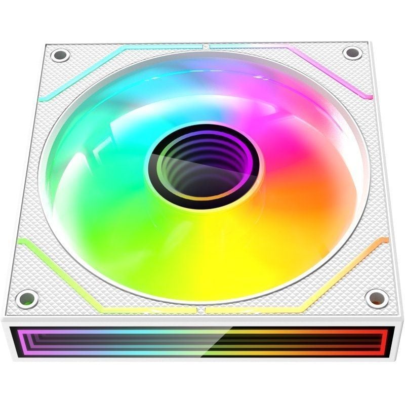Pack 2 Ventiladores Mars Gaming MF-3DPROX2R/ 12cm/ ARGB/ Blancos