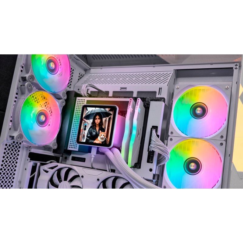 Sistema de Refrigeración Líquida Mars Gaming ML-VISIONPRO240/ Blanco