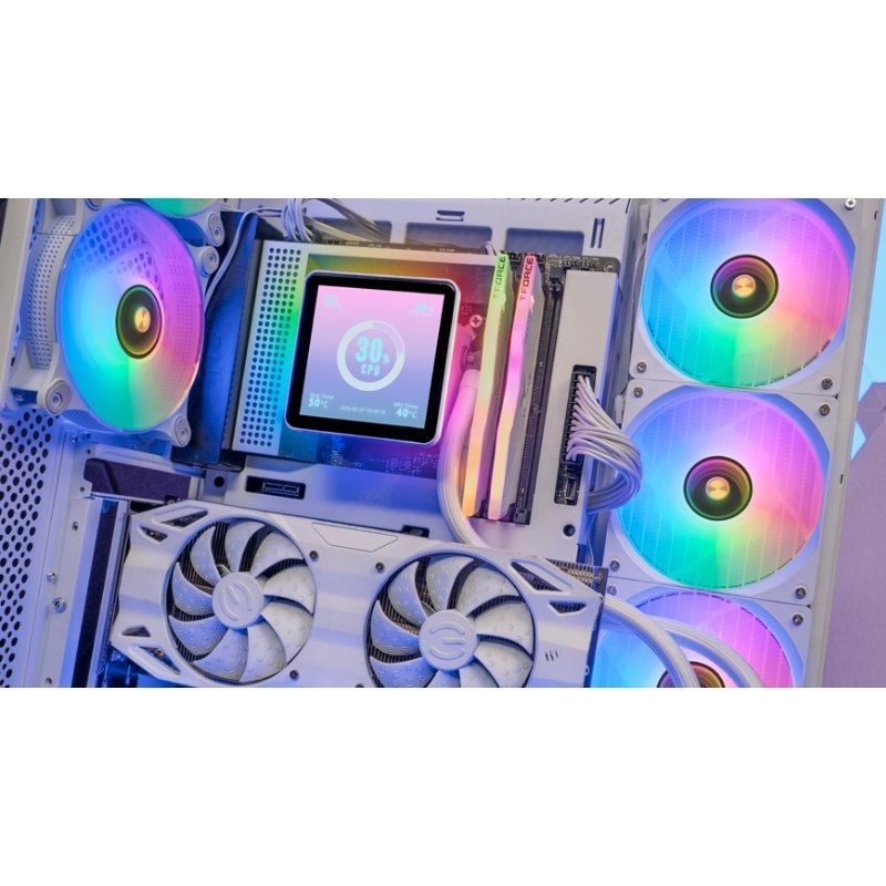 Sistema de Refrigeración Líquida Mars Gaming ML-VISIONPRO360/ Blanco