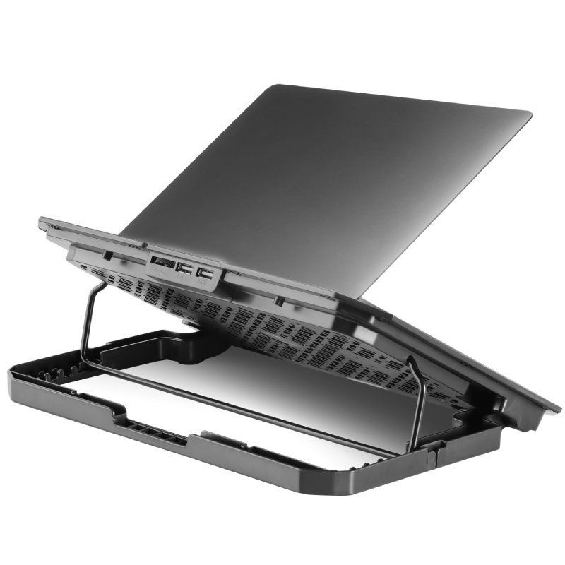 Soporte Refrigerante Mars Gaming MNBC23 para Portátiles hasta 16"/ Iluminación LED (ref. MNBC23)