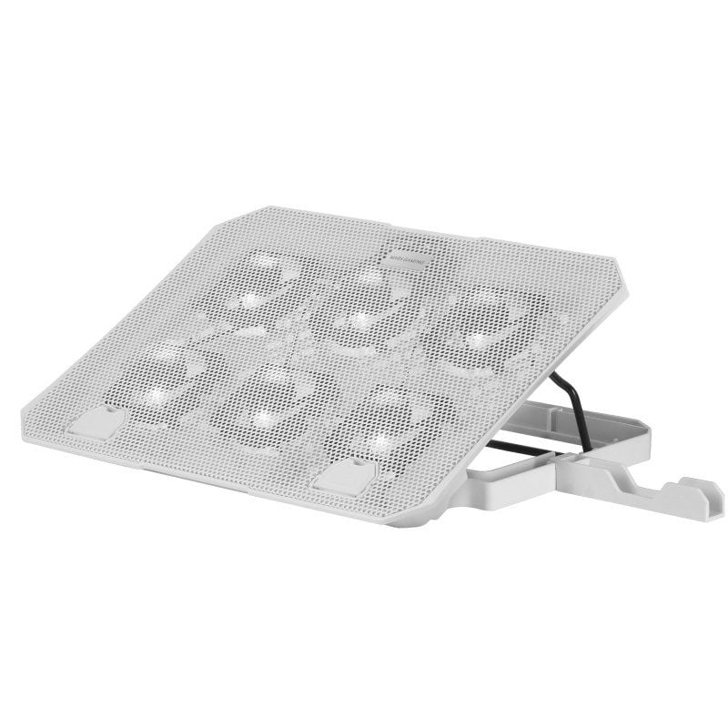 Soporte Refrigerante Mars Gaming MNBC23 para Portátiles hasta 16"/ Iluminación LED (ref. MNBC23W)