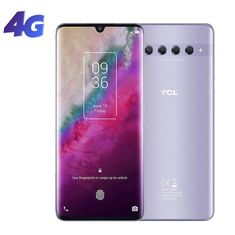 Smartphone tcl 10 plus 6gb/ 256gb/ 6.47'/ plata estrella