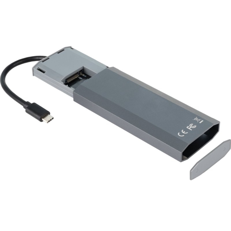 Docking/Caja Externa USB Tipo-C TooQ TQE-2241G/ Ranura SSD M.2/ 1xHDMI/ 2xUSB/ 1xUSB Tipo-C/ 1xLector Tarjetas/ 1xUSB Tipo-C PD