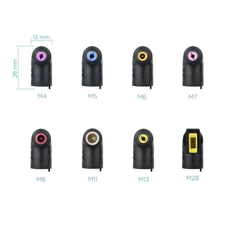 Cargador de Portátil TooQ TQLC-65BS02AT/ 65W/ 1xUSB/ Automático/ 8 Conectores/ Voltaje 18.5-20V/ 1 USB