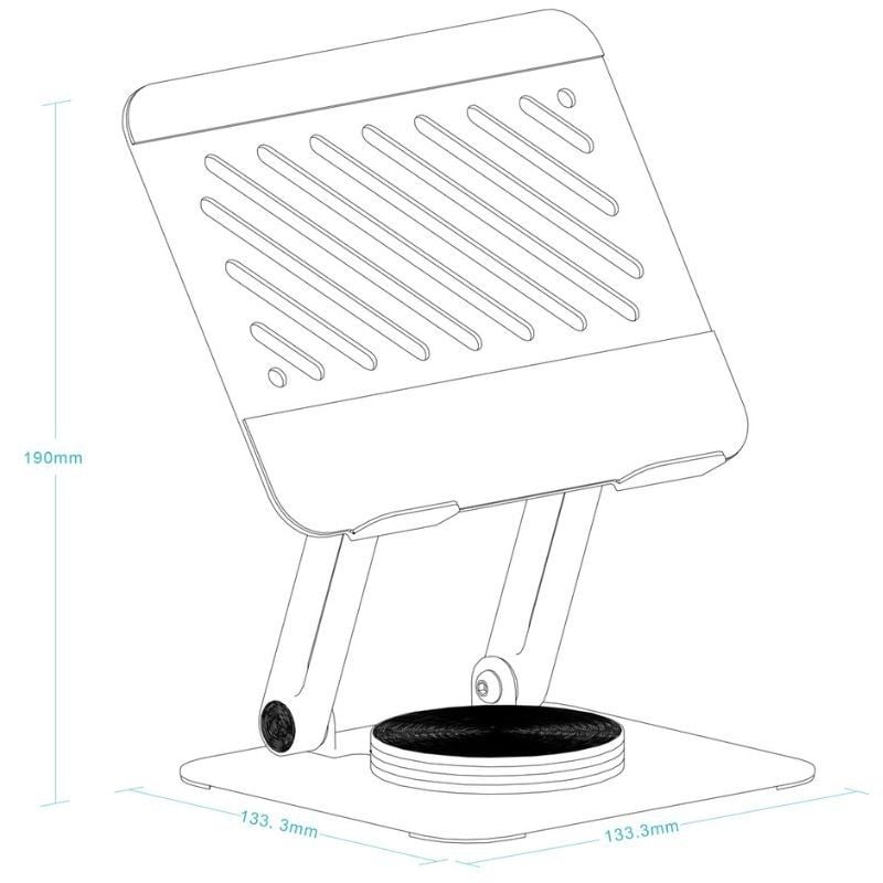 Soporte para Tablet TooQ PH-NARVI-G/ Gris