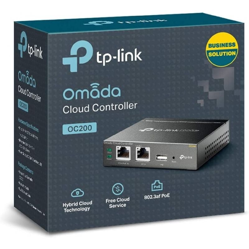 Controlador TP-Link Omada OC200 2 Puertos/ RJ-45 10/100 PoE (ref. OC200)