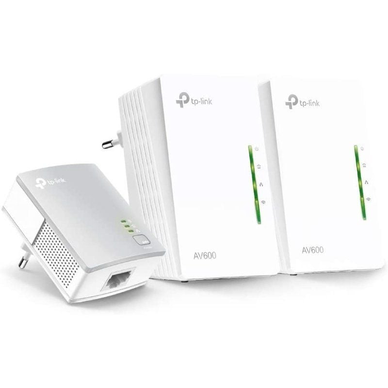 Adaptador Powerline TP-Link TL-WPA4220T KIT 500Mbps/ Alcance 300m/ Pack de 3