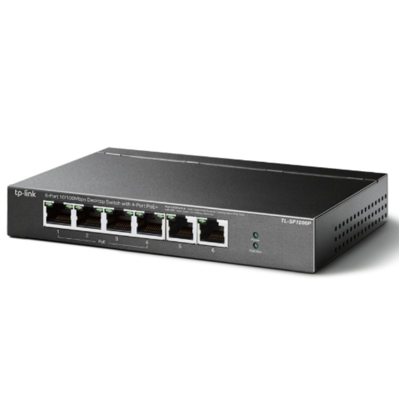 Switch TP-Link TL-SF1006P 6 Puertos/ RJ-45 10/100 PoE (V2)
