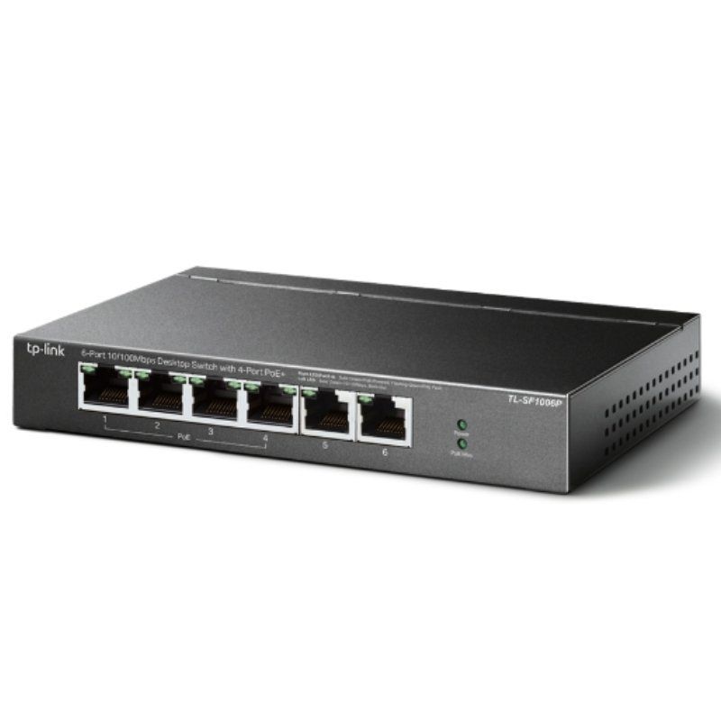 Switch TP-Link TL-SF1006P 6 Puertos/ RJ-45 10/100 PoE (ref. TL-SF1006P)