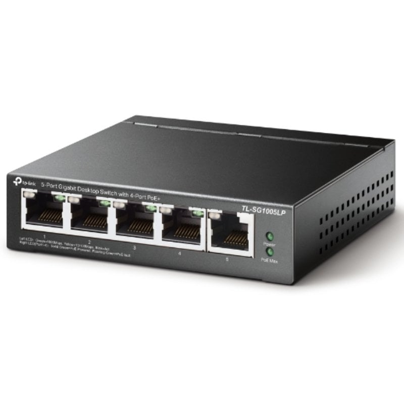Switch TP-Link TL-SG1005LP 5 Puertos/ RJ-45 10/100/1000/ PoE (V2)