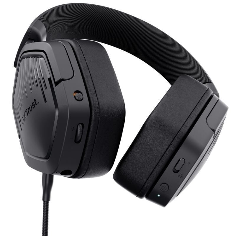 Auriculares Gaming Inalámbricos con Micrófono Trust Gaming GXT 493PS Carus PS5/ Jack 3.5/ Bluetooth/ Negros