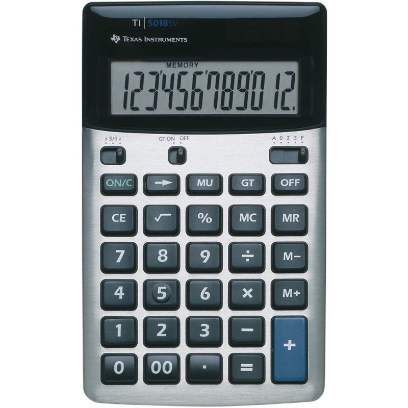 Calculadora texas instruments ti-5018 sv/ plata
