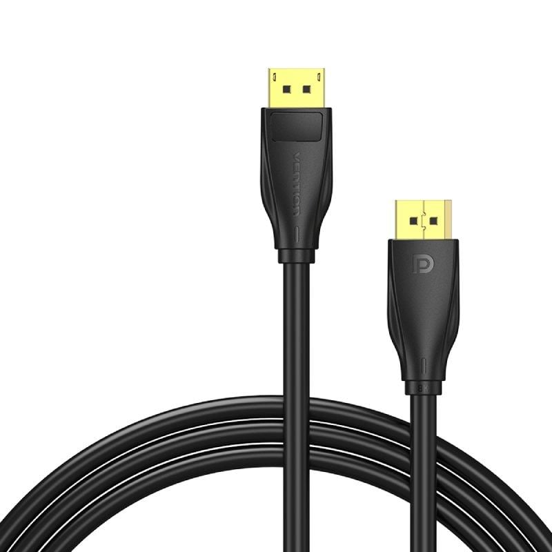 Cable DisplayPort 1.4 8K Vention HCDBG/ DisplayPort Macho - DisplayPort Macho/ 1.5m/ Negro