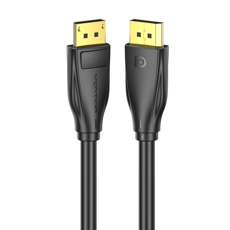 Cable DisplayPort 1.4 8K Vention HCDBH/ DisplayPort Macho - DisplayPort Macho/ 2m/ Negro