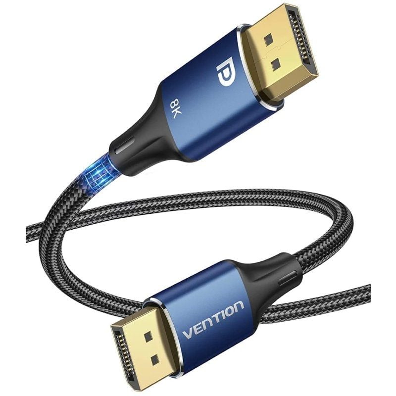 Cable DisplayPort 1.4 8K Vention HCELG/ DisplayPort Macho - DisplayPort Macho/ 1.5m/ Azul