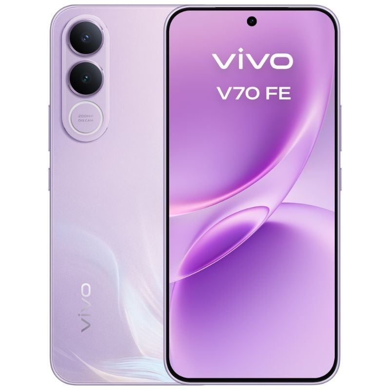 Smartphone Vivo V70 FE 8GB/ 512GB/ 6.83"/ 5G/ Púrpura/ Incluye Cargador + Auriculares