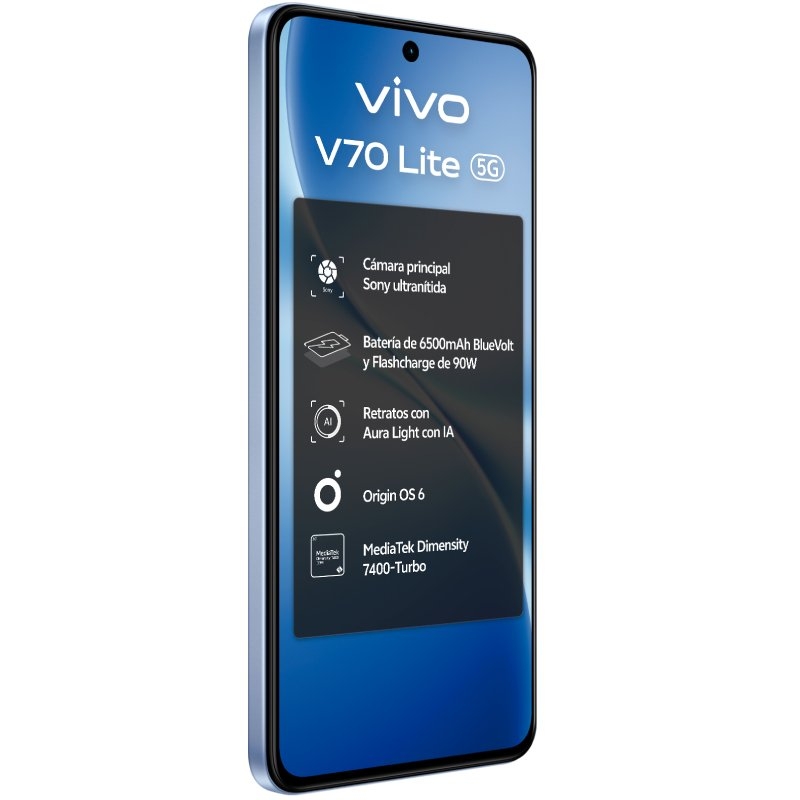 Smartphone Vivo V70 Lite 6GB/ 128GB/ 6.77"/ 5G/ Azul