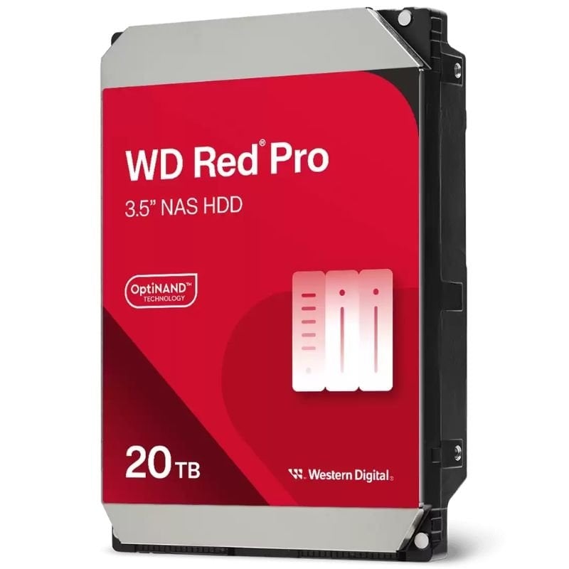 Disco Duro Western Digital WD Red Pro NAS 20TB/ 3.5″/ SATA III/ 512MB Disco Duro Western Digital WD Red Pro NAS 20TB/ 3.5″/ SATA III/ 512MB