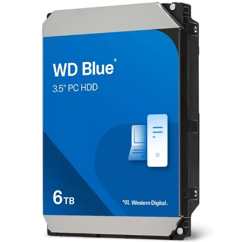 Disco Duro Western Digital WD Blue PC Desktop 6TB/ 3.5″/ SATA III/ 256MB Disco Duro Western Digital WD Blue PC Desktop 6TB/ 3.5″/ SATA III/ 256MB
