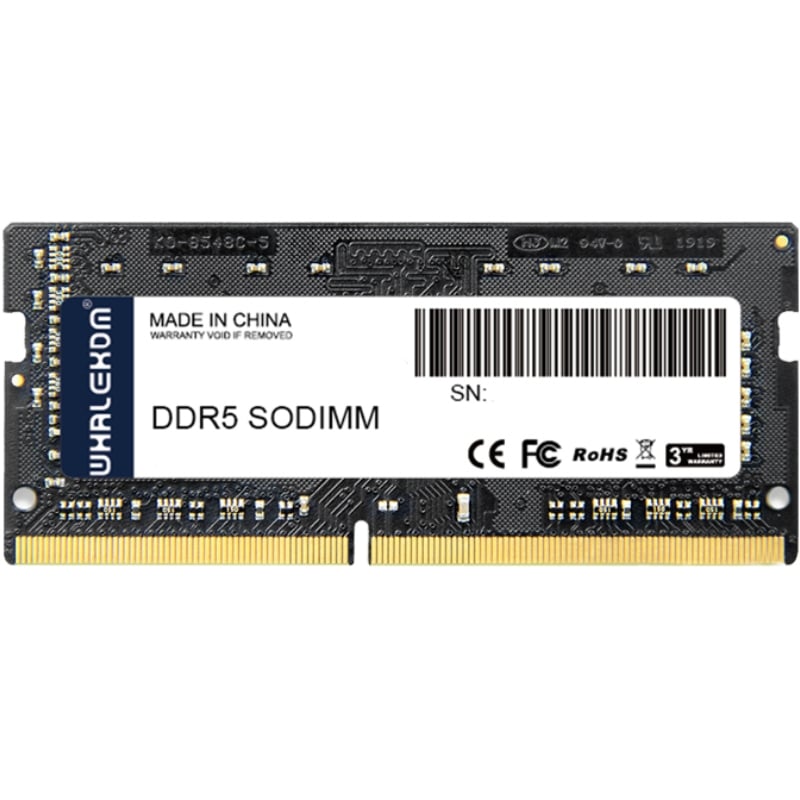 Memoria RAM Whalekom WKL16-5600 16GB/ DDR5/ 5600MHz/ 1.1V/ SODIMM Memoria RAM Whalekom WKL16-5600 16GB/ DDR5/ 5600MHz/ 1.1V/ SODIMM