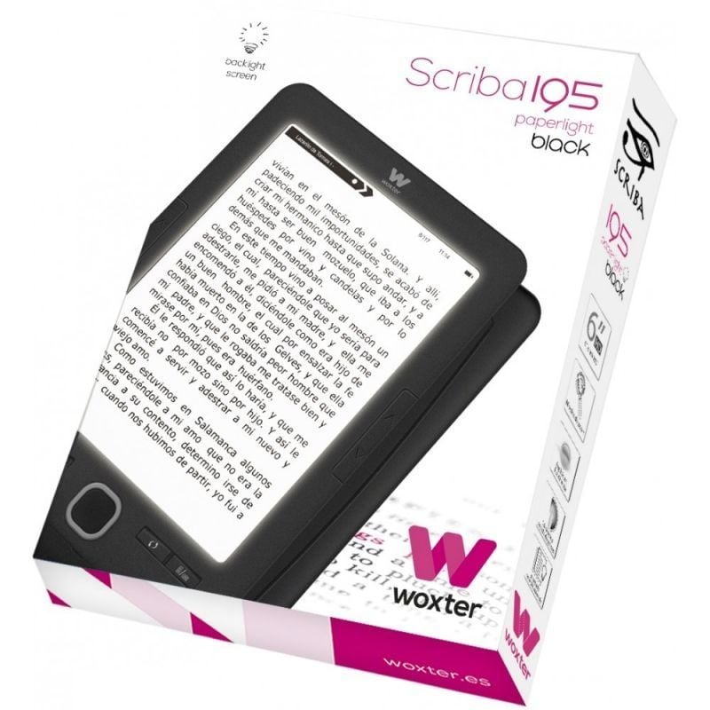 Ebook Libro Electrónico - Woxter Scriba 195 Black