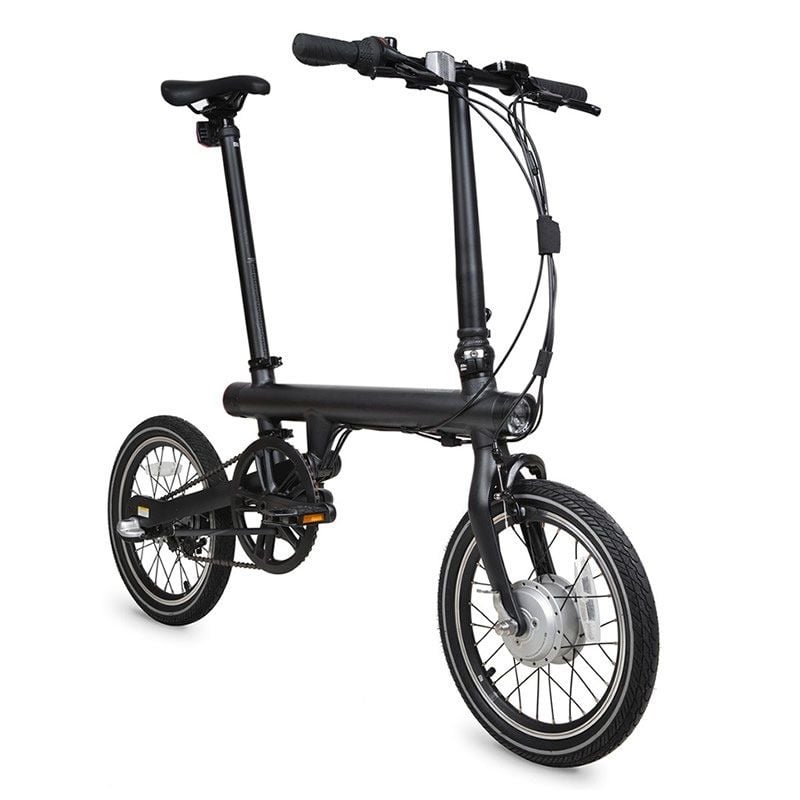 Bicicleta eléctrica xiaomi mi smart electric folding bike/ motor 250w/ ruedas 16'/ negra