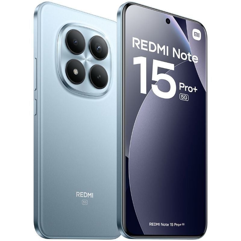 Smartphone Xiaomi Redmi Note 15 Pro Plus 12GB/ 512GB/ 6.83"/ 5G/ Azul Glaciar