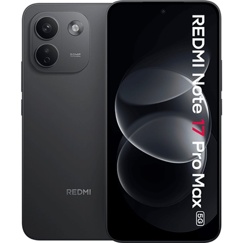 Smartphone Xiaomi Redmi Note 17 Pro Max 8GB/ 512GB/ 6.83'/ 5G/ Negro